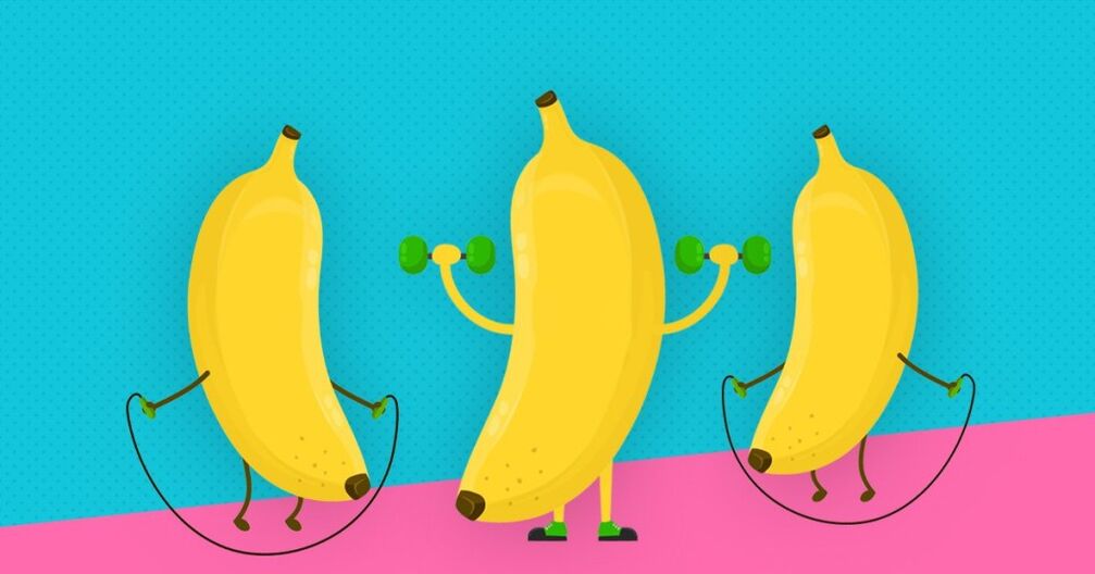 Bananas mimic the increase in penis width with exercise